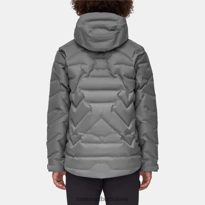 sk Mammut oblečenie muži Photics hs termo bunda s kapucňou titán T4LB6J42