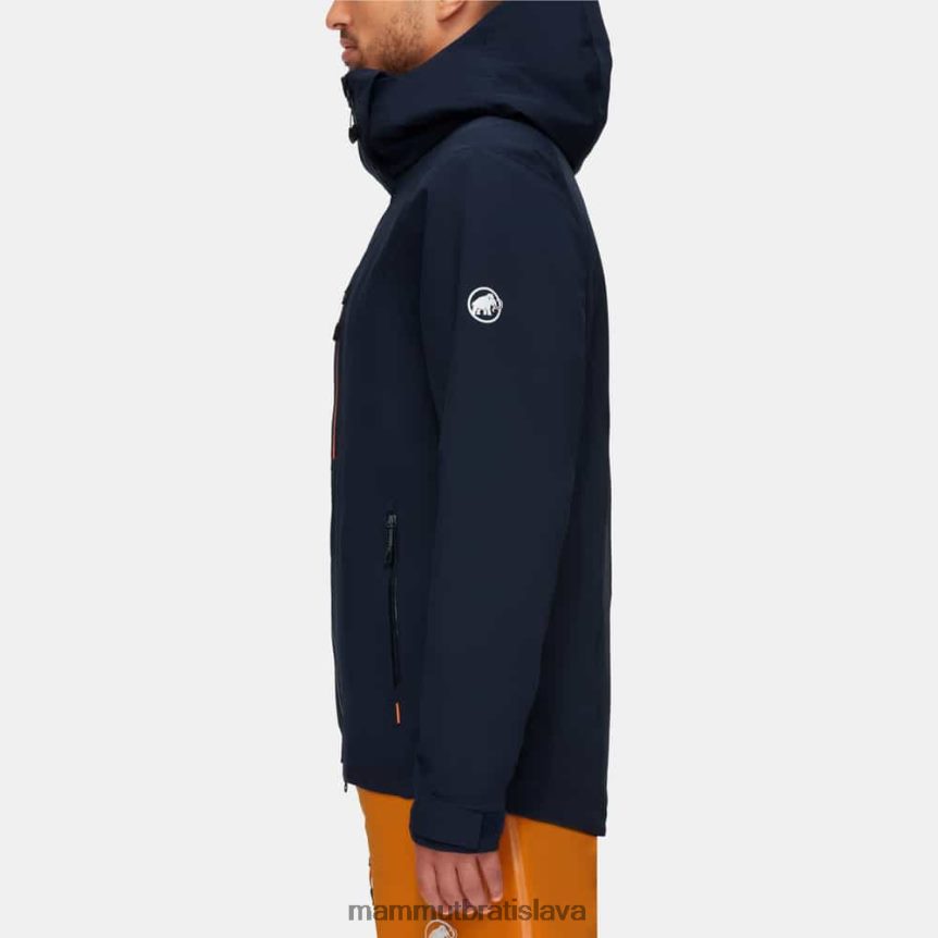 sk Mammut oblečenie muži Stoney hs termo bunda morská žiarivá oranžová T4LB6J768