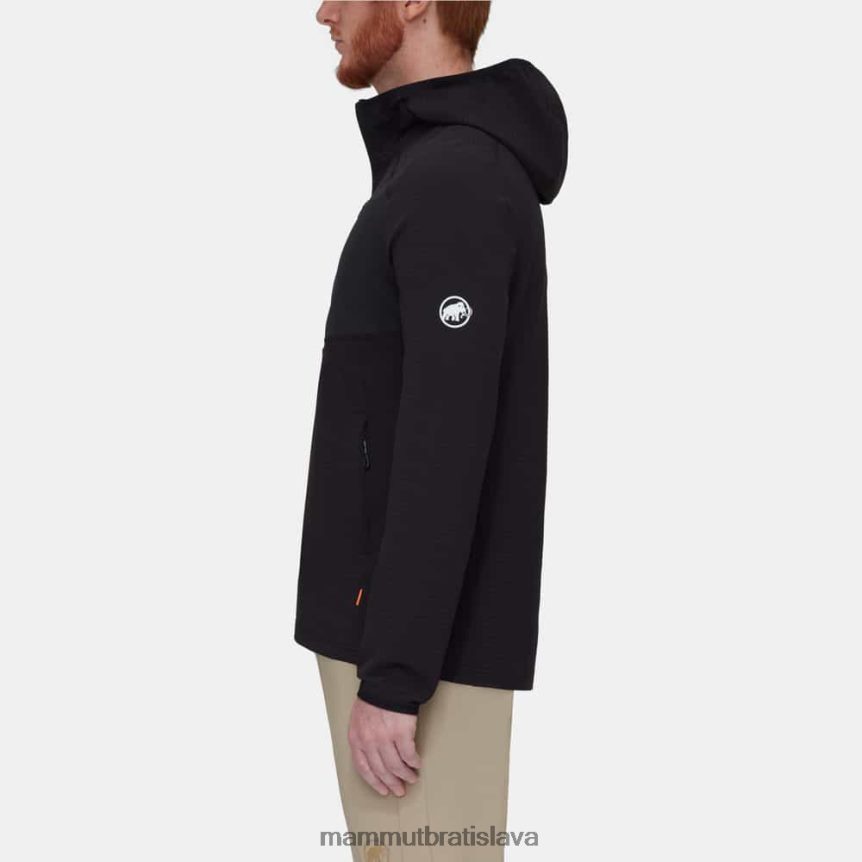 sk Mammut oblečenie muži bunda madris light ml s kapucňou čierna T4LB6J645