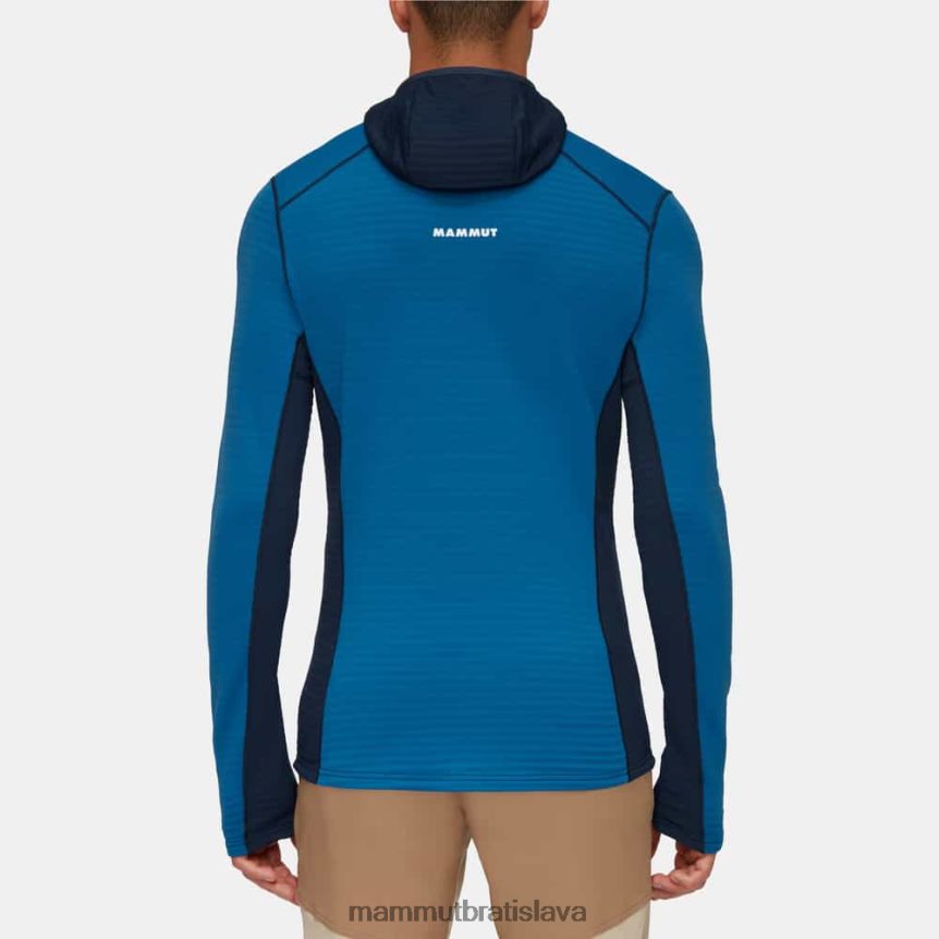 sk Mammut oblečenie muži bunda s kapucňou taiss light ml hlboký ľad-morský T4LB6J638