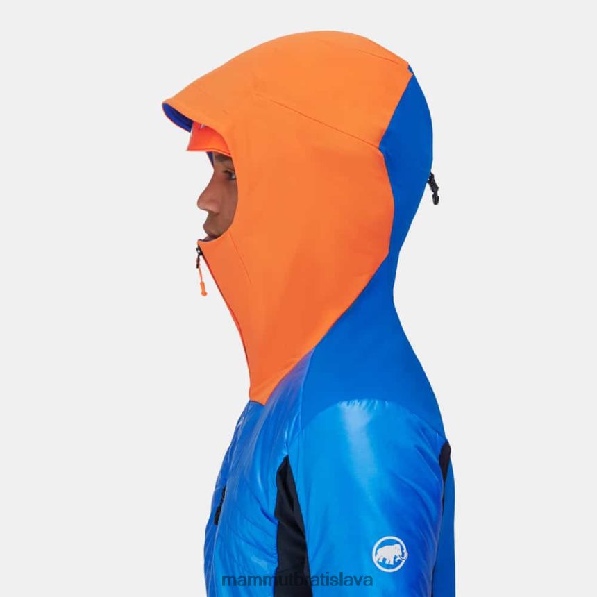 sk Mammut oblečenie muži eisfeld tak hybridná bunda s kapucňou azurit-noc T4LB6J28