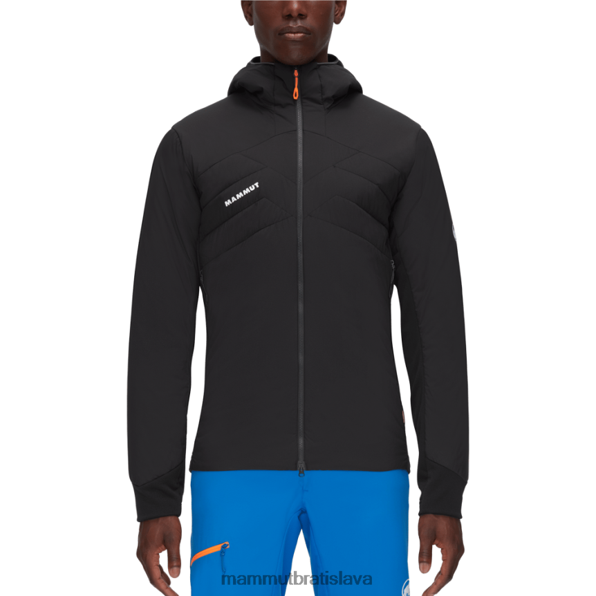 sk Mammut oblečenie muži rame light v flex bunde s kapucňou čierny-fantóm T4LB6J757