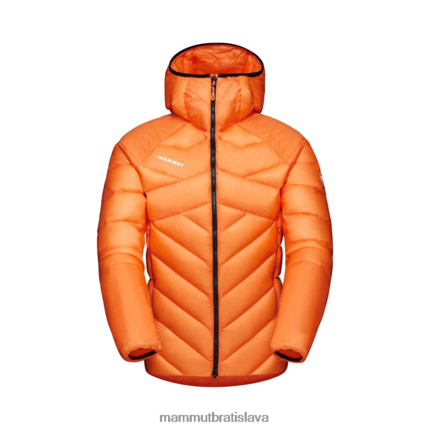 sk Mammut oblečenie muži taiss v bunde s kapucňou tmavá mandarínka T4LB6J669