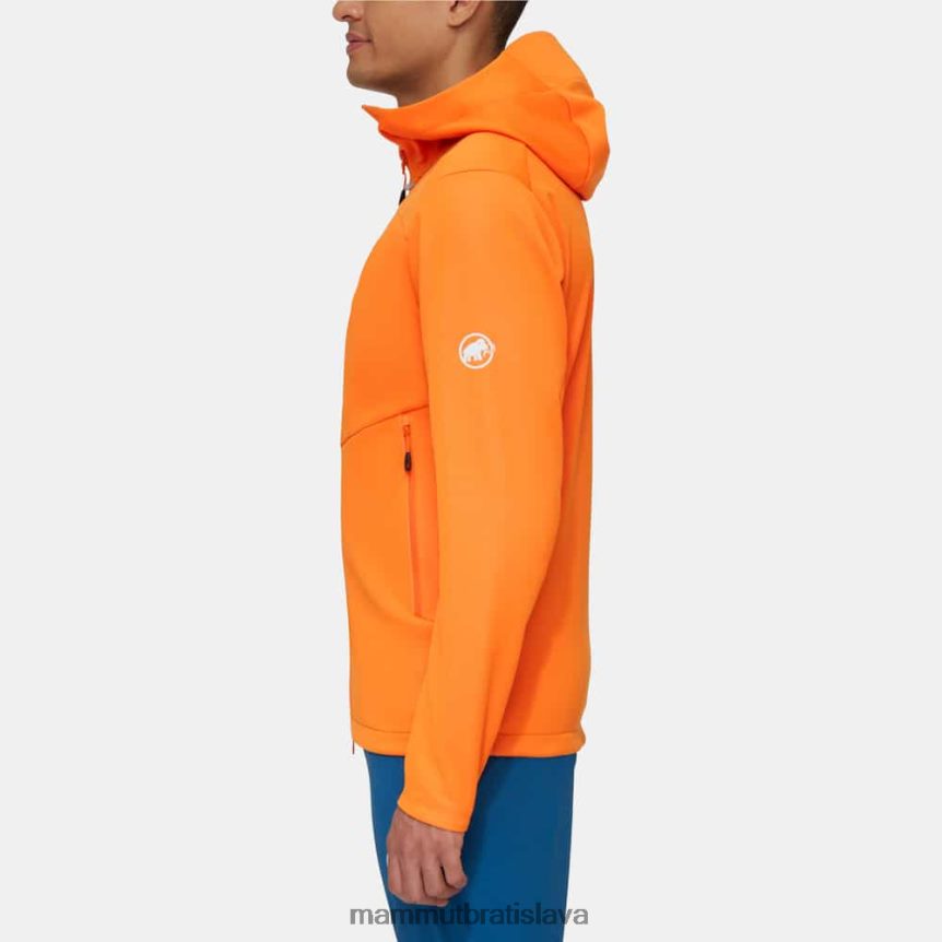 sk Mammut oblečenie muži ultimate vii tak bunda s kapucňou tmavá mandarínka T4LB6J742