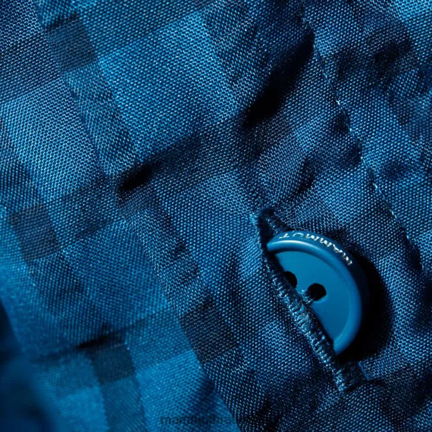 sk Mammut oblečenie muži lenni košeľa s dlhým rukávom hlboký ľad-morský T4LB6J916