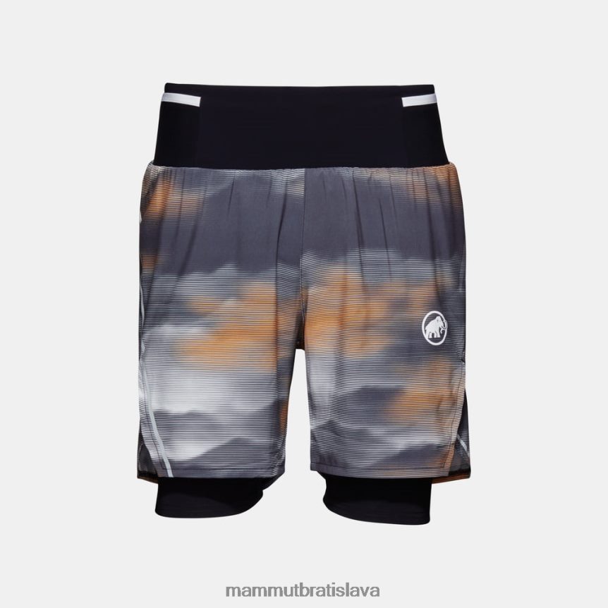sk Mammut oblečenie muži aenergy tr 2v1 šortky svetelný fader čierna T4LB6J131