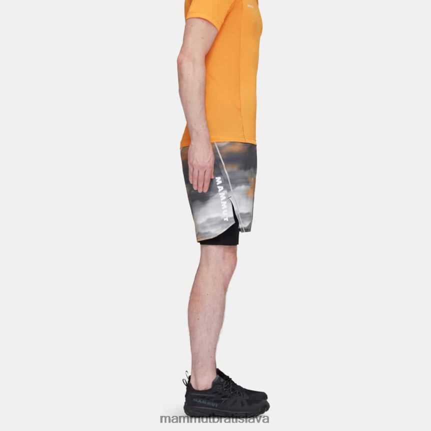 sk Mammut oblečenie muži aenergy tr 2v1 šortky svetelný fader čierna T4LB6J131