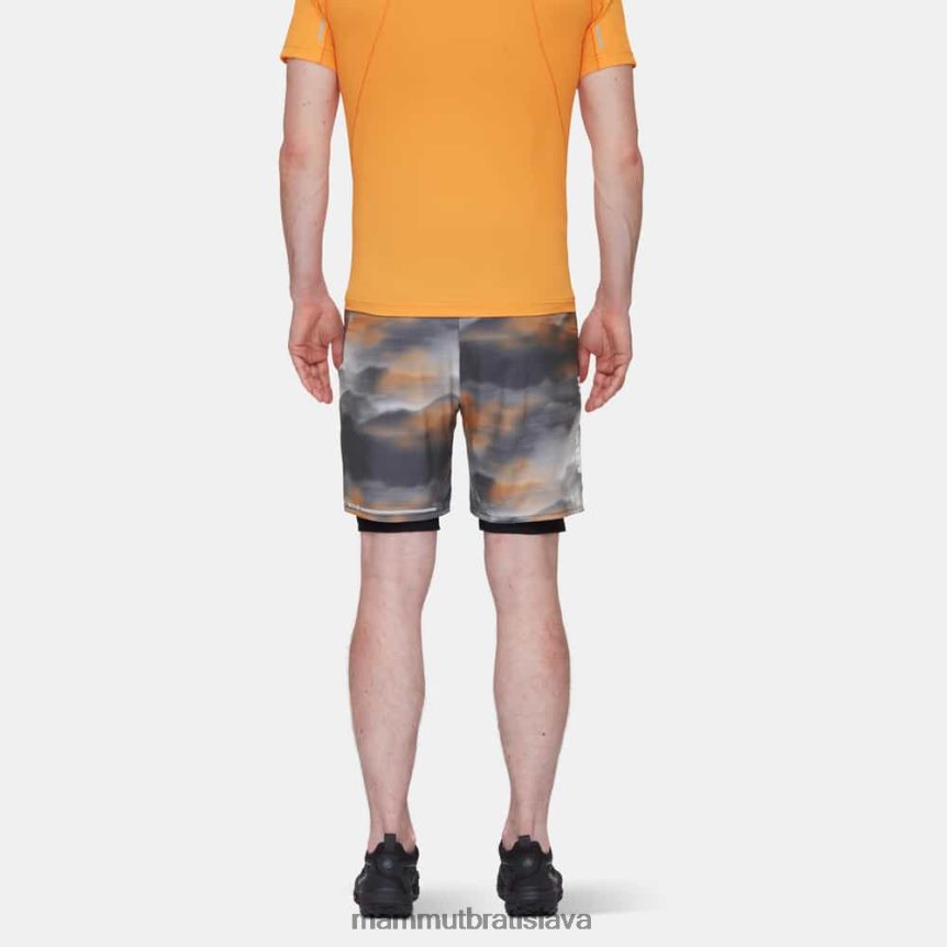 sk Mammut oblečenie muži aenergy tr 2v1 šortky svetelný fader čierna T4LB6J131