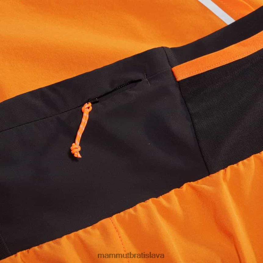 sk Mammut oblečenie muži šortky aenergy tr 2v1 tmavá mandarínková-čierna T4LB6J974