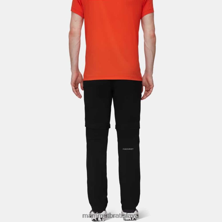 sk Mammut oblečenie muži runbold nohavice na zips čierna T4LB6J265