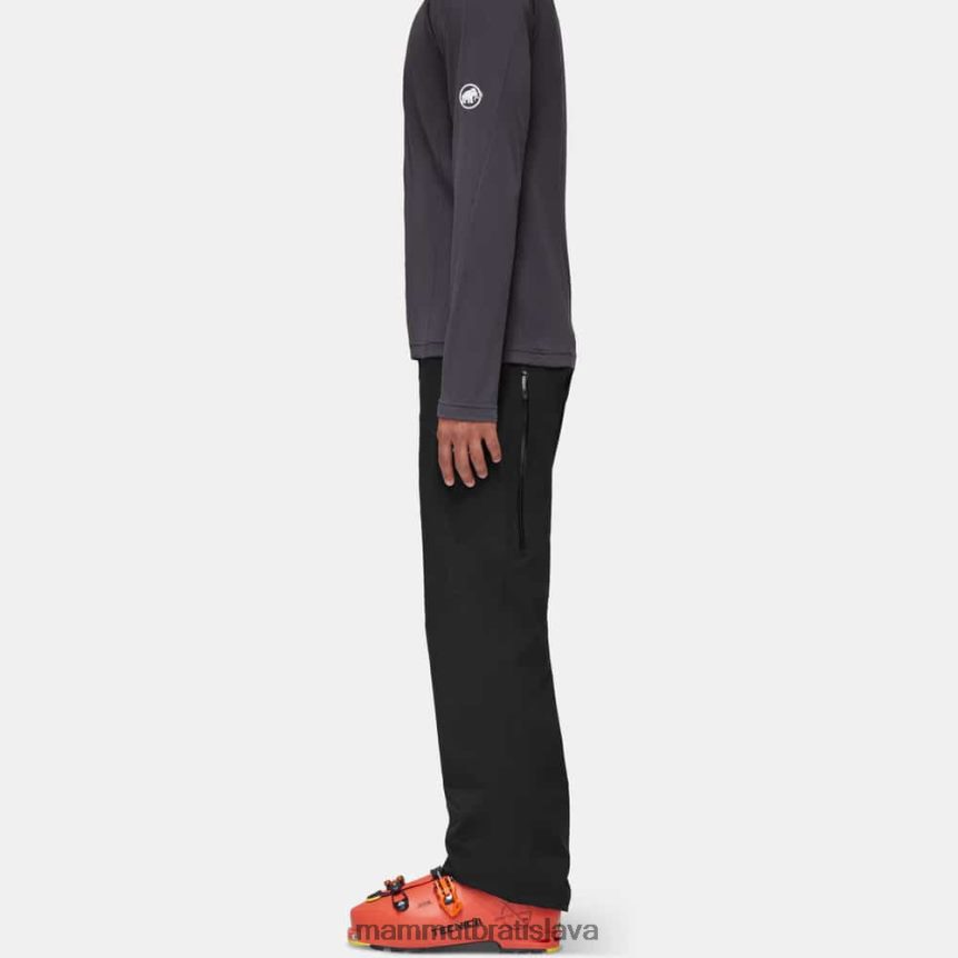 sk Mammut oblečenie muži stoney hs nohavice čierna biela T4LB6J1048