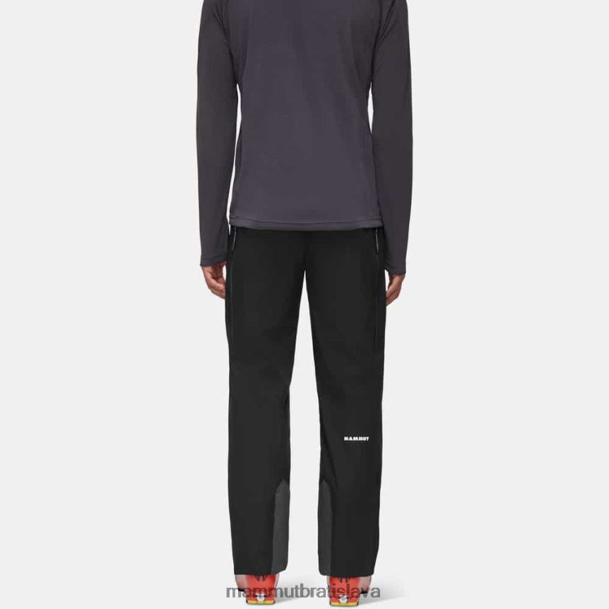 sk Mammut oblečenie muži stoney hs nohavice čierna biela T4LB6J1048