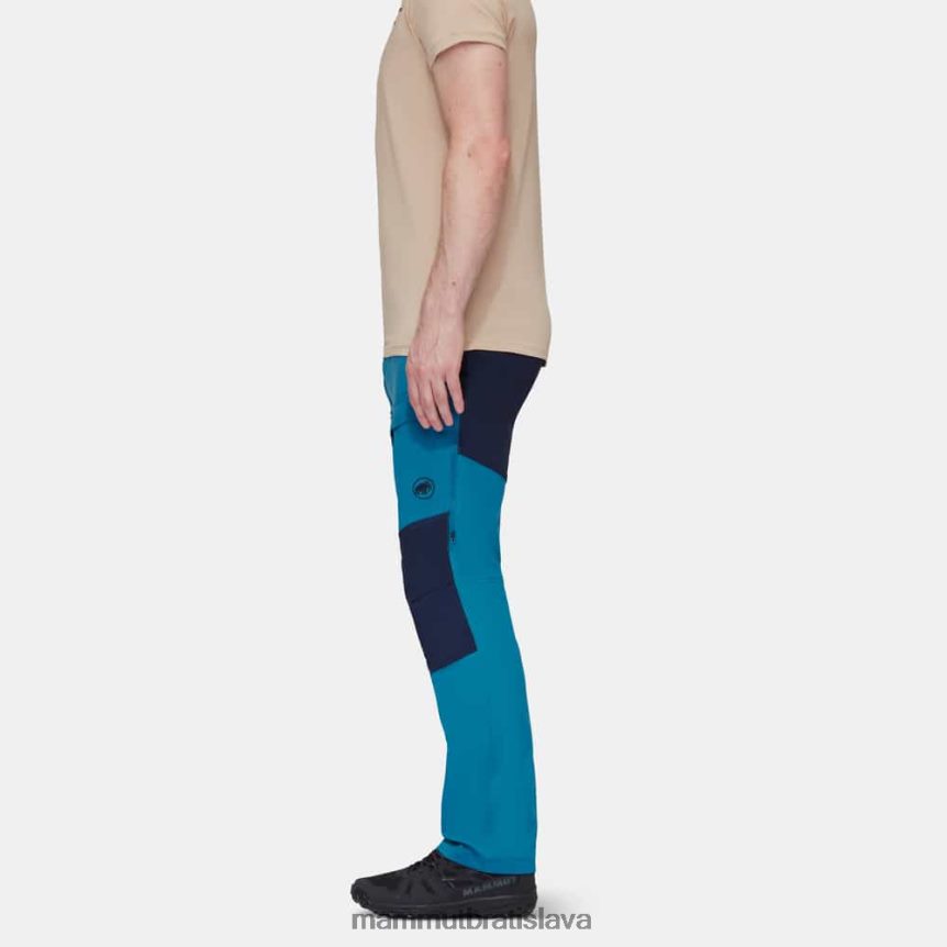sk Mammut oblečenie muži zinal hybridné nohavice hlboký ľad-morský T4LB6J972