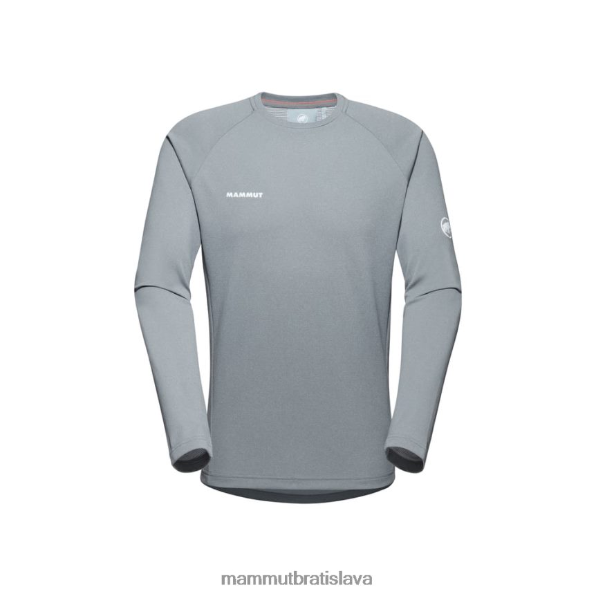 sk Mammut oblečenie muži aegility fl s dlhým rukávom granit melange T4LB6J1128