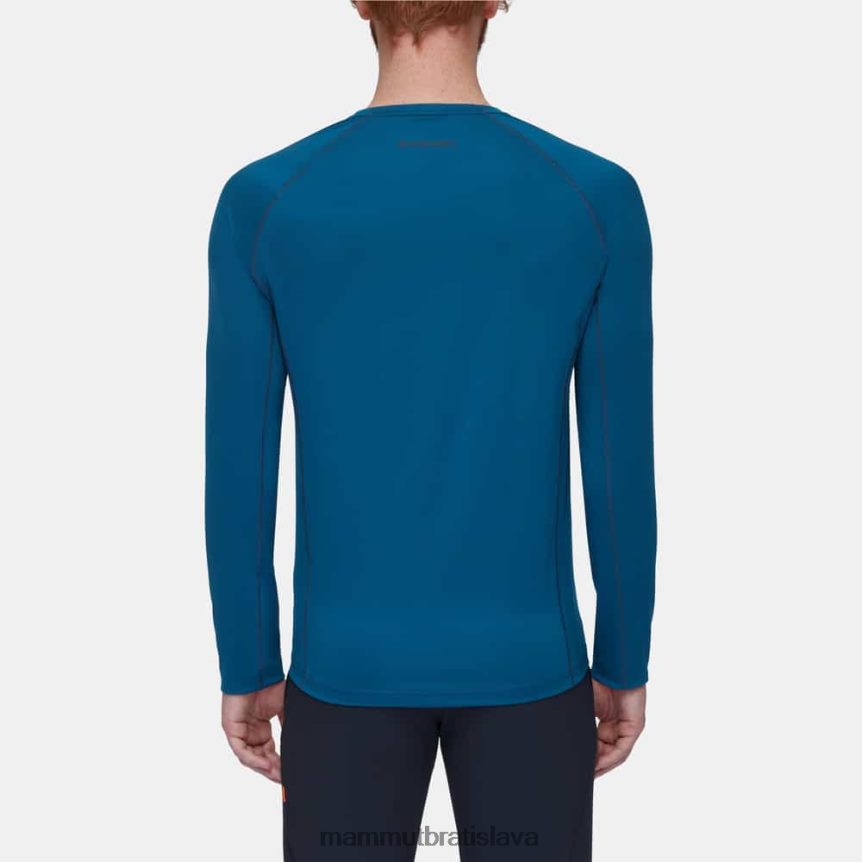 sk Mammut oblečenie muži logo selun fl s dlhým rukávom hlboký ľad T4LB6J871