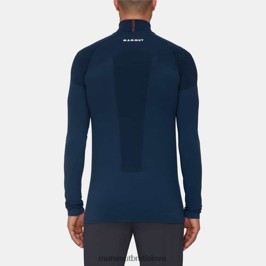 sk Mammut oblečenie muži trift polovičný zips s dlhým rukávom námorný T4LB6J1050