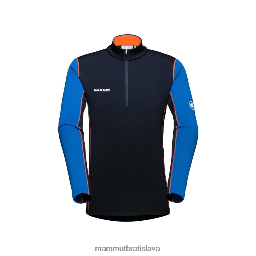 sk Mammut oblečenie muži aenergy ml polovičný zips ťah nočný azurit T4LB6J1058