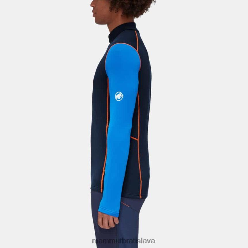 sk Mammut oblečenie muži aenergy ml polovičný zips ťah nočný azurit T4LB6J1058