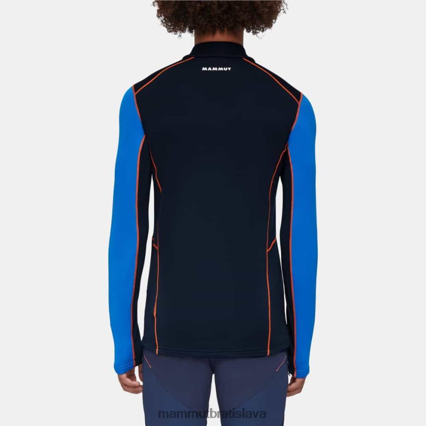 sk Mammut oblečenie muži aenergy ml polovičný zips ťah nočný azurit T4LB6J1058