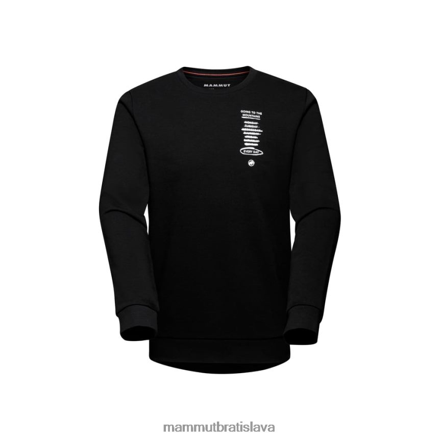 sk Mammut oblečenie muži core ml crew krk každý deň čierna T4LB6J245