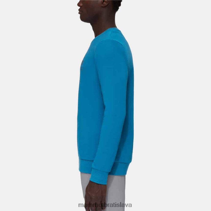 sk Mammut oblečenie muži logo core ml crew na krku hlboký ľad T4LB6J214