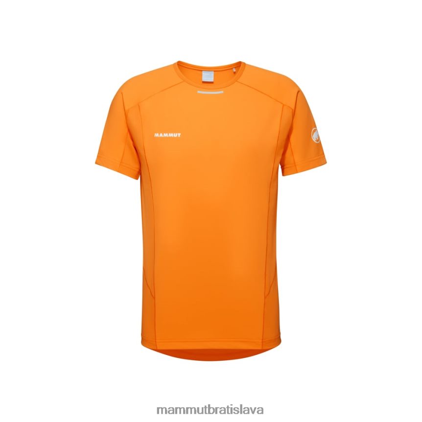 sk Mammut oblečenie muži aenergy fl tričko mandarinka-tmava mandarinka T4LB6J864
