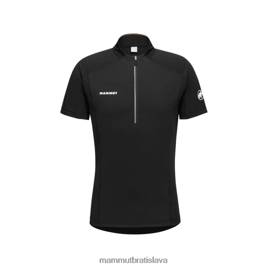 sk Mammut oblečenie muži aenergy fl tričko s polovičným zipsom čierna T4LB6J137