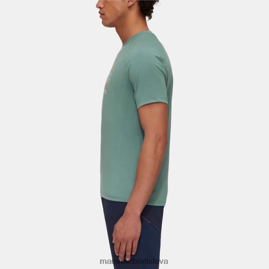 sk Mammut oblečenie muži horské tričko fujiyama tmavý nefrit T4LB6J1087