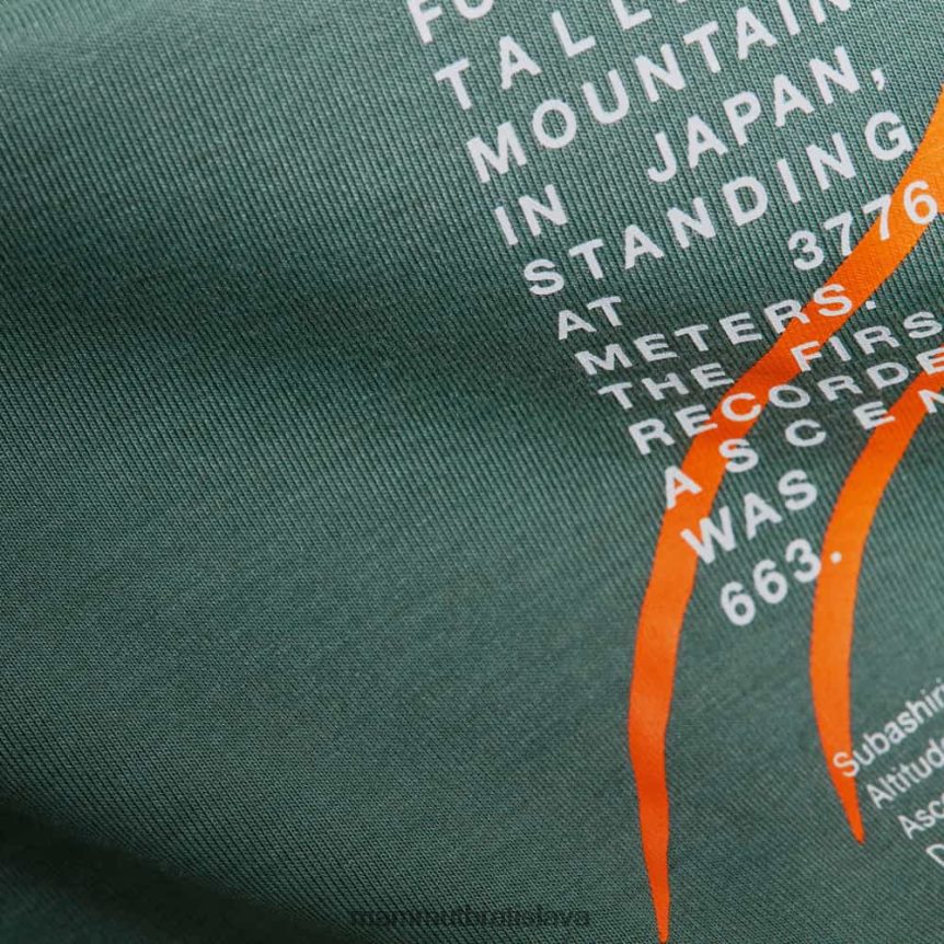 sk Mammut oblečenie muži horské tričko fujiyama tmavý nefrit T4LB6J1087