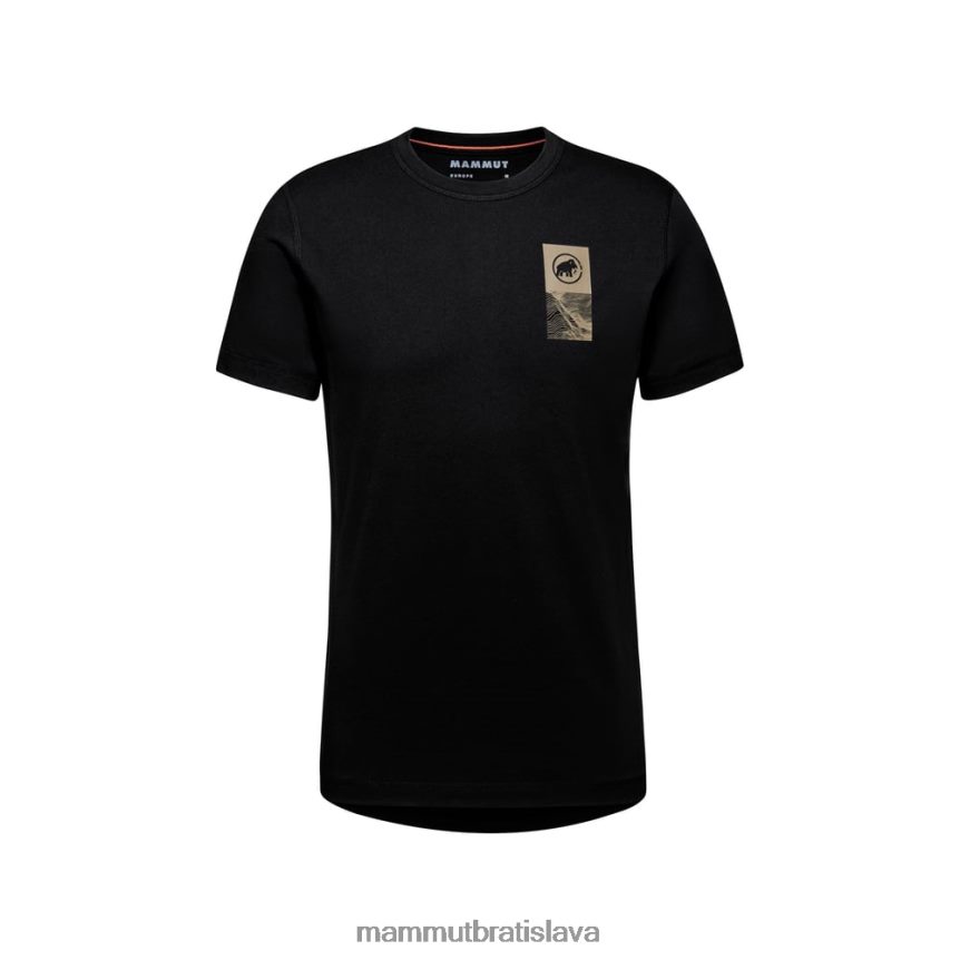 sk Mammut oblečenie muži jadro znak trička čierna T4LB6J113