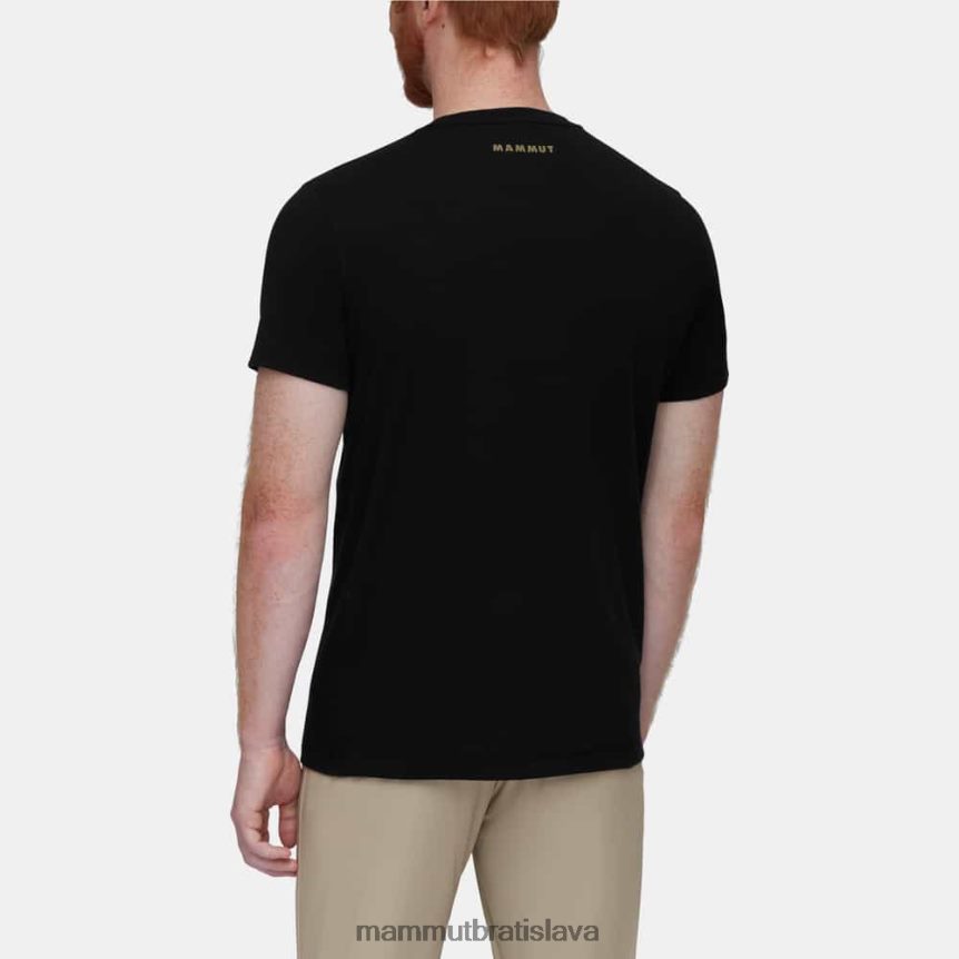 sk Mammut oblečenie muži jadro znak trička čierna T4LB6J113