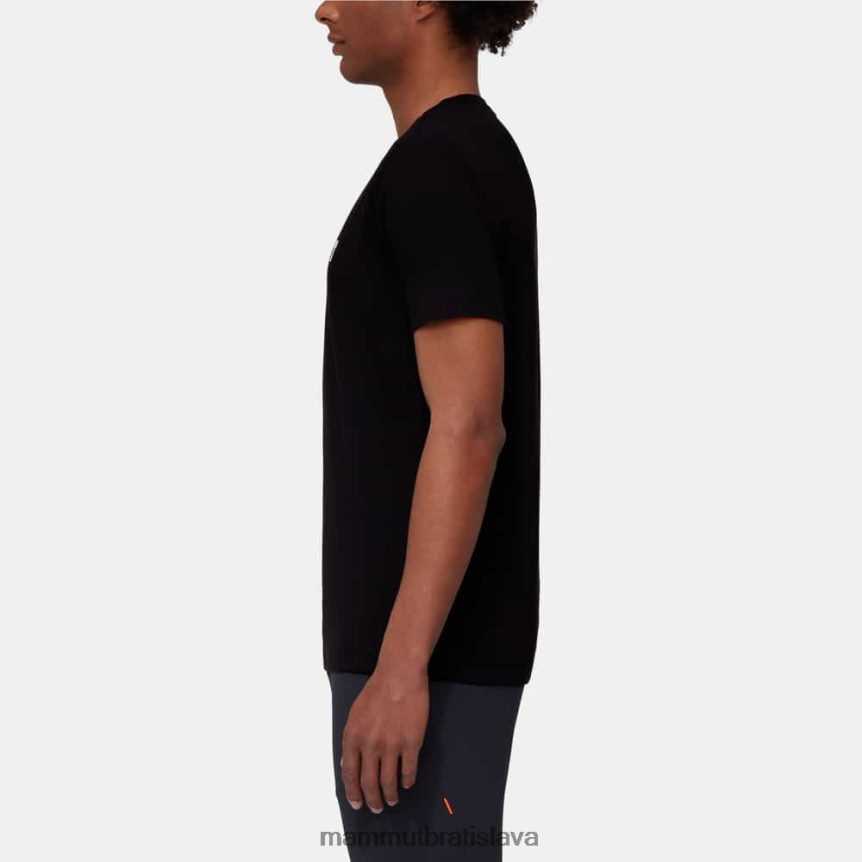 sk Mammut oblečenie muži jadrové logo na tričku čierna T4LB6J954