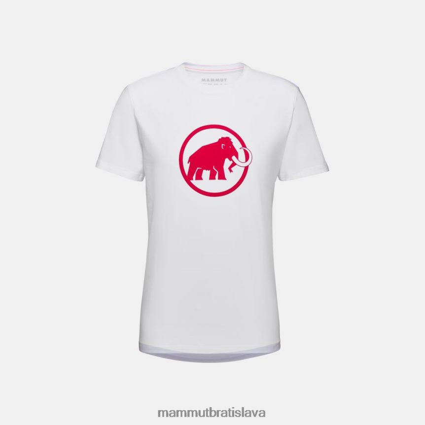 sk Mammut oblečenie muži klasické tričko biely T4LB6J269