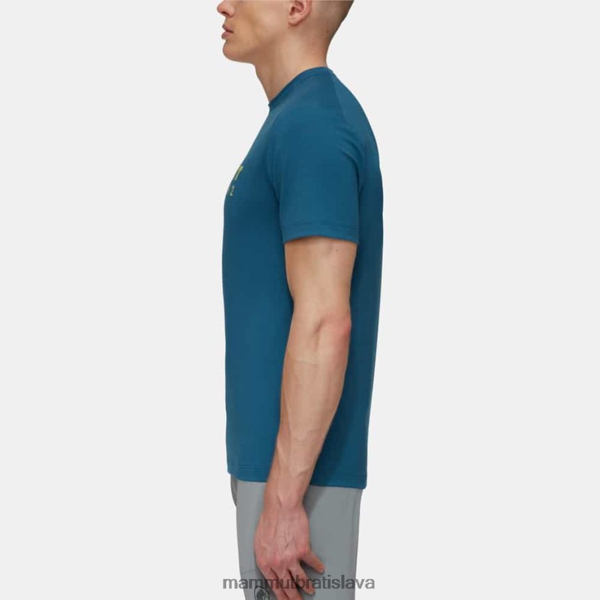 sk Mammut oblečenie muži logo na tričku trovat hlboký ľad T4LB6J883