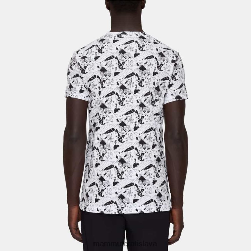 sk Mammut oblečenie muži massone t-shirt lezecká scéna biely čierny T4LB6J258