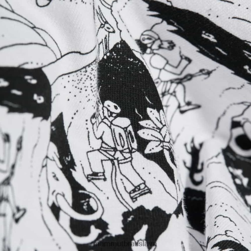 sk Mammut oblečenie muži massone t-shirt lezecká scéna biely čierny T4LB6J258