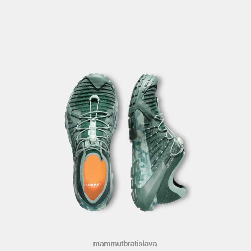 sk Mammut obuv muži hueco úplet ii nízky tmavý nefrit T4LB6J1244