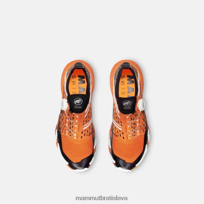 sk Mammut obuv muži aenergy tr boa stred tmavá mandarínkovo-biela T4LB6J1207