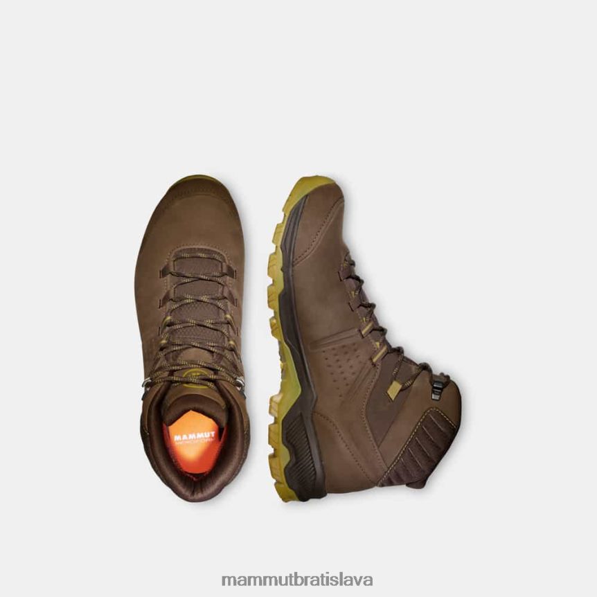 sk Mammut obuv muži ortuť iv mid gtx slatinno-jantárovo zelená T4LB6J1257