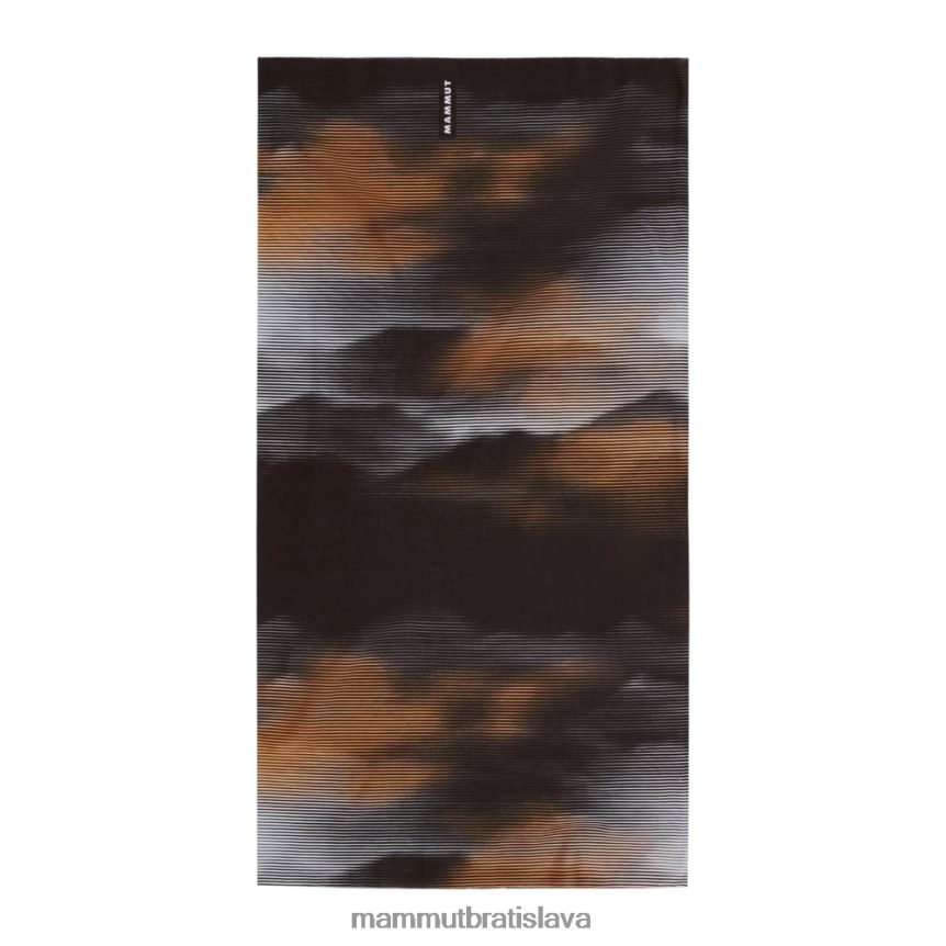 sk Mammut príslušenstvo unisex svetelný fader na krk gaiter čierno-mandarinkový T4LB6J276