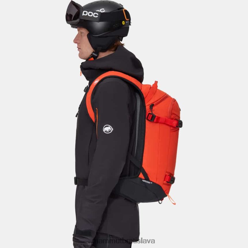 sk Mammut zariadení unisex nirvána 25 horúca červeno-čierna T4LB6J470