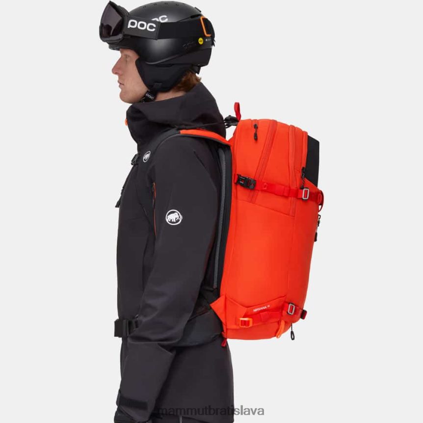 sk Mammut zariadení unisex nirvána 35 horúca červeno-čierna T4LB6J465