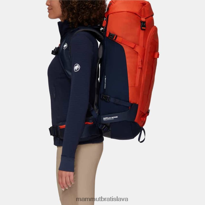 sk Mammut zariadení unisex triónová chrbtica 50 horúca červeno-morská T4LB6J1463