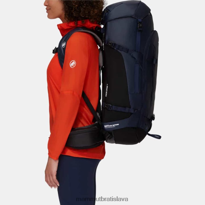 sk Mammut zariadení unisex triónová chrbtica 50 morská čierna T4LB6J570