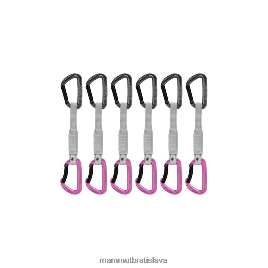 sk Mammut zariadení unisex Zámok pracant 17 cm 6-balenie rýchloťahov sivo-ružová T4LB6J1356