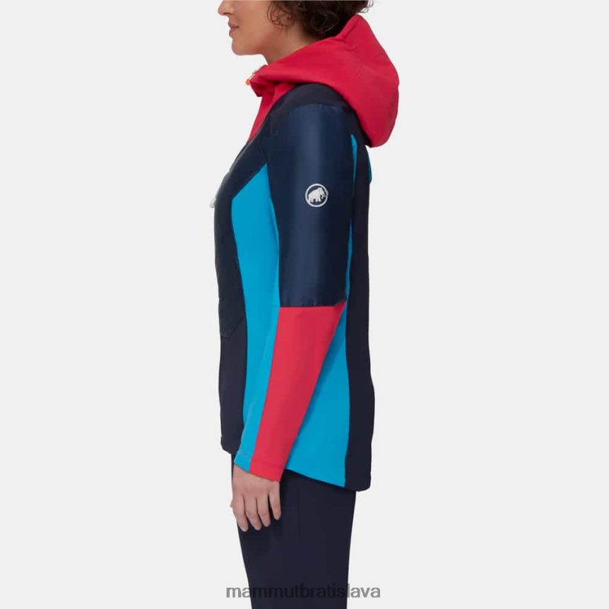 sk Mammut oblečenie ženy eisfeld tak hybridná bunda s kapucňou nočná azalka T4LB6J83