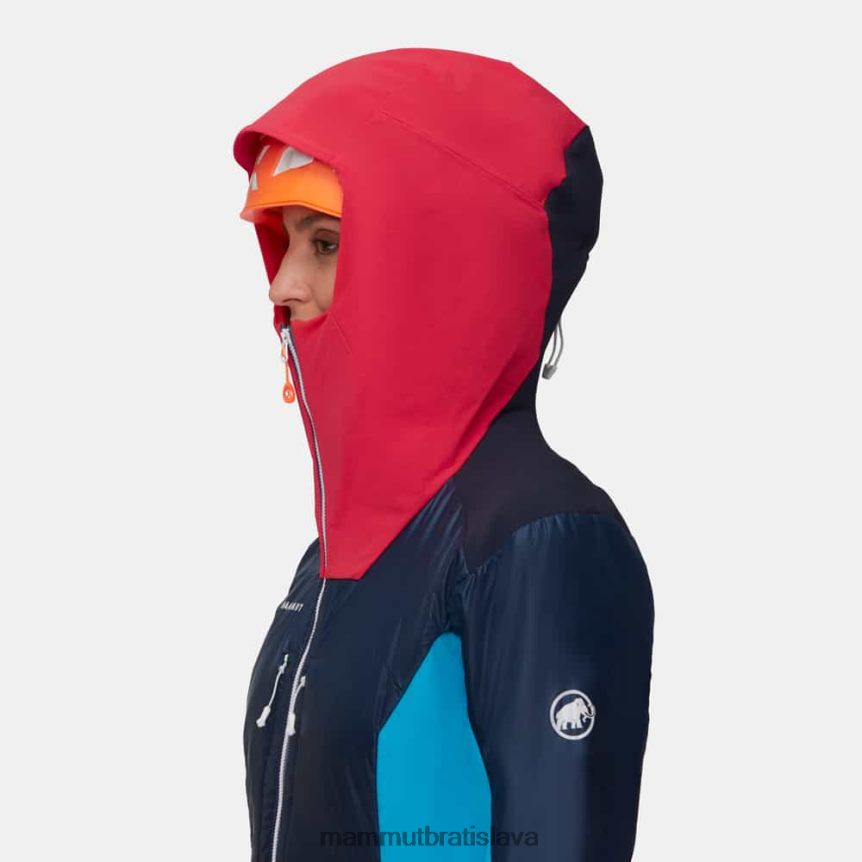 sk Mammut oblečenie ženy eisfeld tak hybridná bunda s kapucňou nočná azalka T4LB6J83