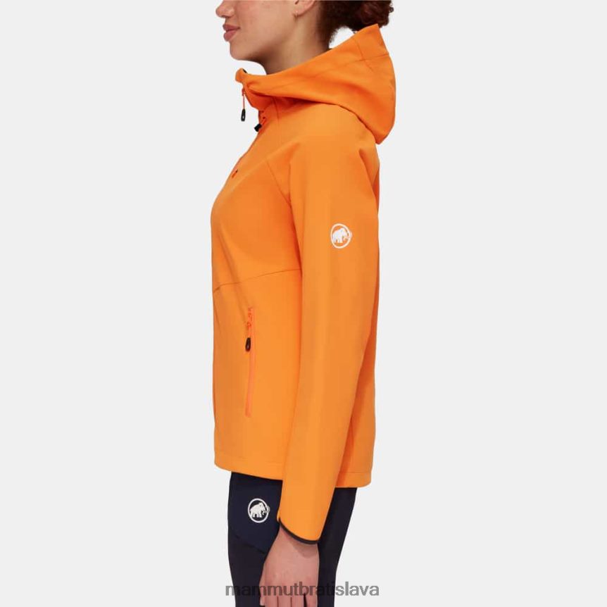 sk Mammut oblečenie ženy maximálne pohodlie, takže bunda s kapucňou tmavá mandarínka T4LB6J667