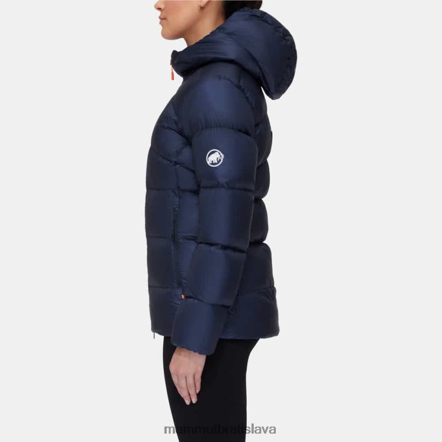 sk Mammut oblečenie ženy meron v bunde s kapucňou morská čierna T4LB6J51