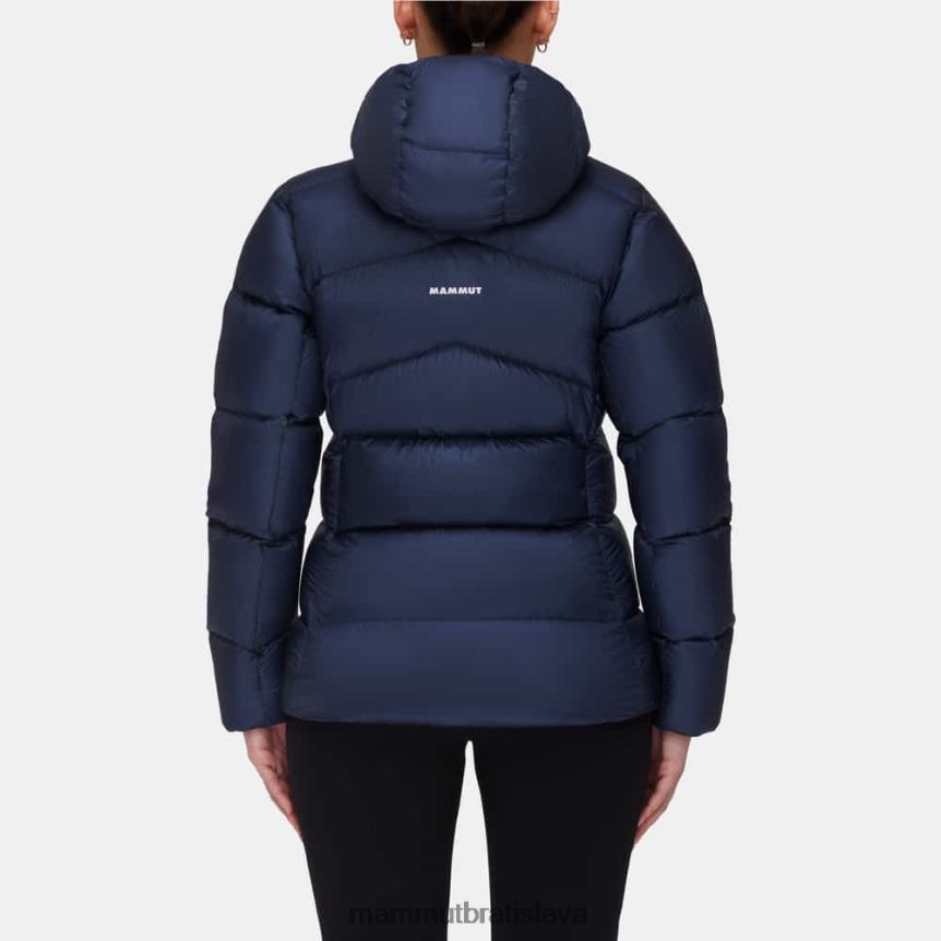 sk Mammut oblečenie ženy meron v bunde s kapucňou morská čierna T4LB6J51